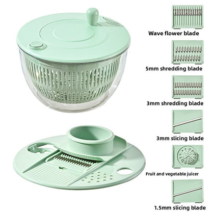 Multifunctional Vegetable Salad Dehydrator and Cutter