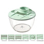 Multifunctional Vegetable Salad Dehydrator and Cutter