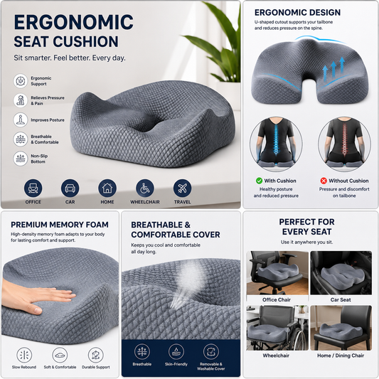 Ergonomic Seat Cushion