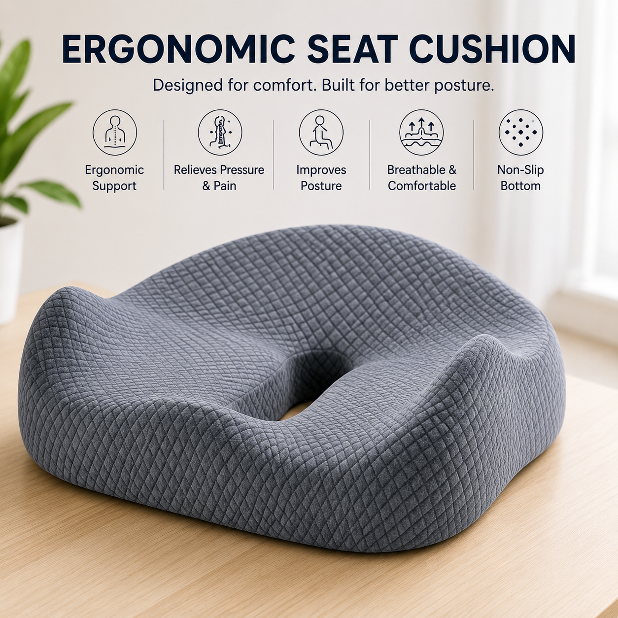Ergonomic Seat Cushion