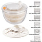 Multifunctional Vegetable Salad Dehydrator and Cutter